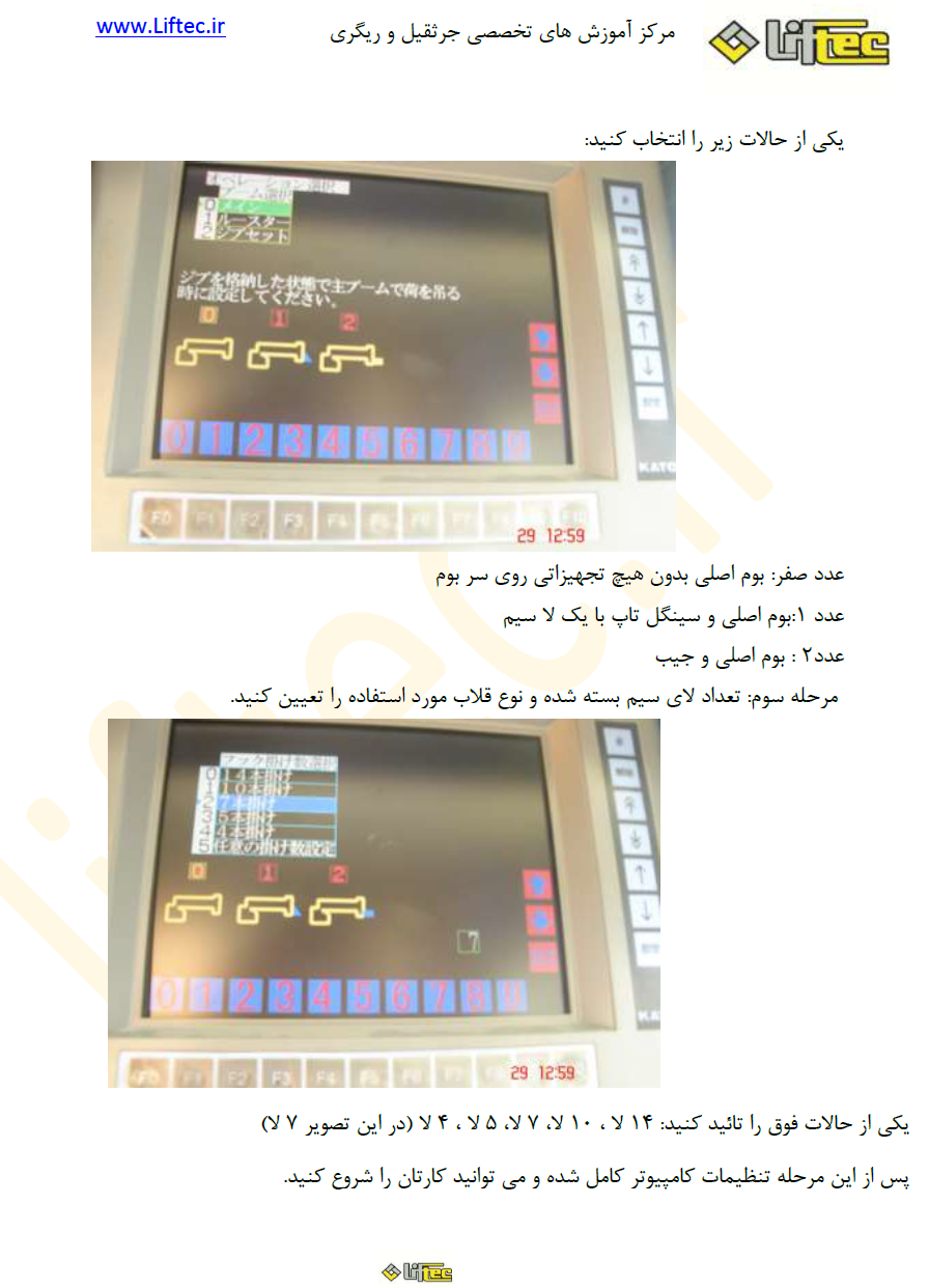 سیستم ایمنی کامپیوتری جرثقیل های کاتو ACS